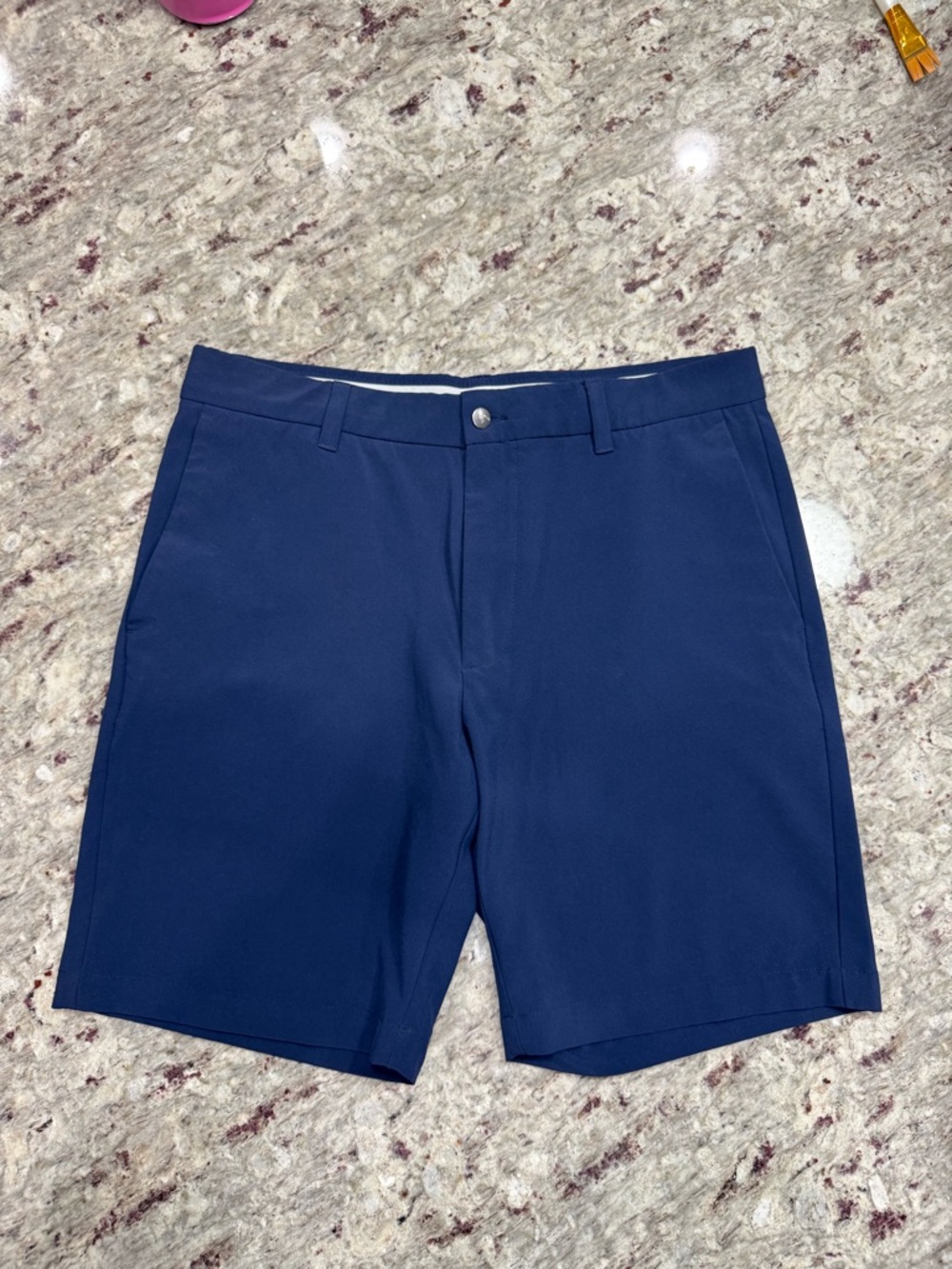 Callaway Navy Flat-Front Performance Shorts